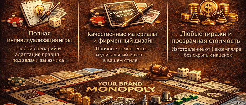 Игра монополия на заказ